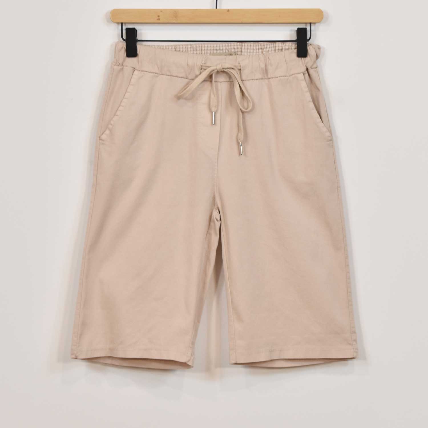 Bermuda cordón beige