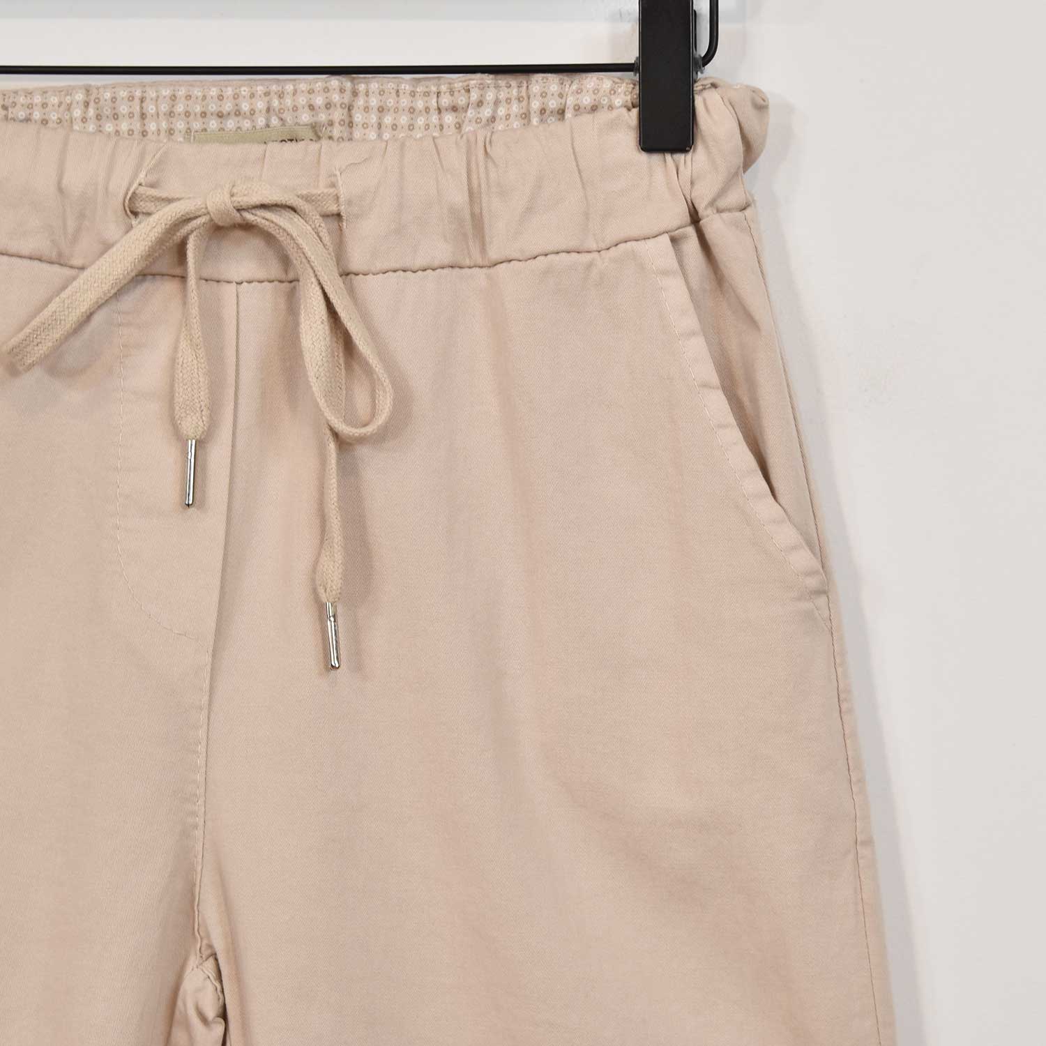 Bermuda cordón beige