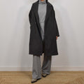 Abrigo oversize gris