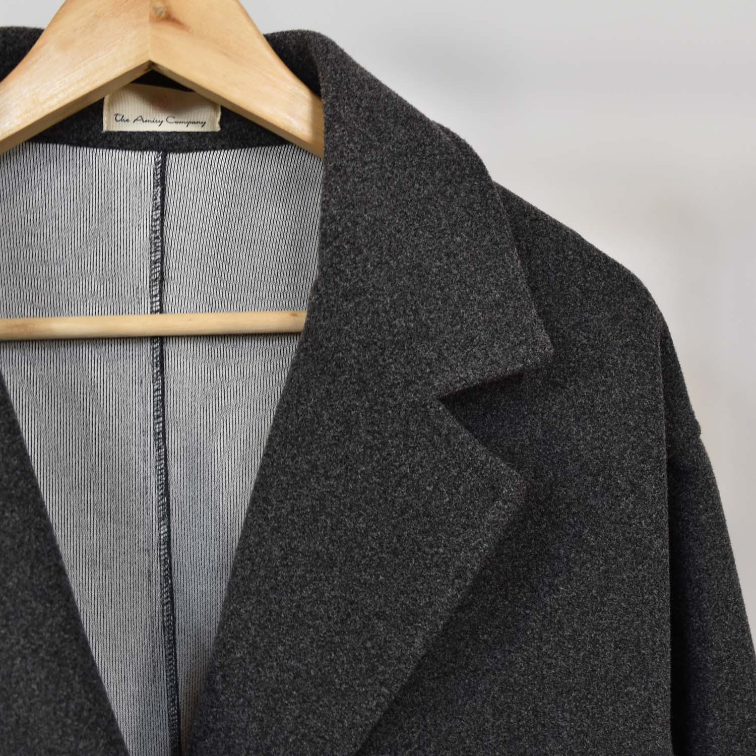 Abrigo oversize gris